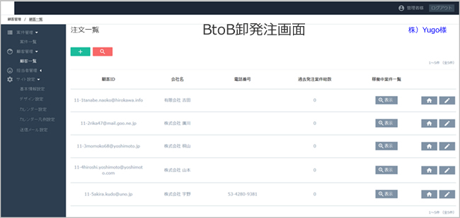 受注管理BtoB